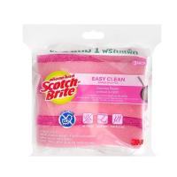 ราคา 3M แผ่นใยขัด ฟองน้ำ สีชมพูเข้ม 2IN1 รุ่น ANTI BAC เหมาะสำหรับงานทำความสะอาดภาชนะเคลือบ แพ็ค 2 แถม 1 ฟรีในแพ็ค (16012833484)