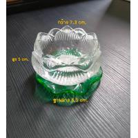 ราคา เชิงเทียนดอกบัวพร้อมฐานรองใบบัว รุ่น 3864 3907 (22998626137)