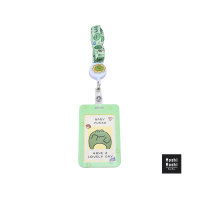 ราคา Moshi Moshi สายคล้องบัตร ป้ายใส่การ์ด ลาย JUKKA ป้ายห้อยบัตร รุ่น 8100031228 31229 (23650015193)