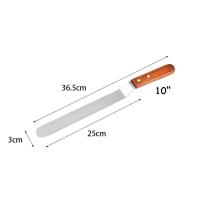 ราคา สปาตูล่า สเตนเลสแท้ ด้ามจับไม้ มีให้เลือกทั้งแบบตรง แบบงอ ขนาด 4 6 8 10 นิ้ว ที่ปาดเค้ก Spatula สปาตูลา ที่ปาดหน้าเค้ก มีดปาด (17430572667)