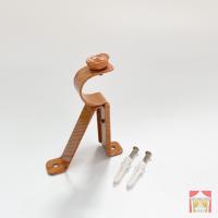 ราคา ขารางม่าน หัวหนาล็อคแน่น อย่างดี ชุบลายไม้ ขายึดรางม่านหนึ่งชั้น ฟรีพุกสกรู ขนาดมาตรฐาน 26 มม ขายึดราวม่าน จับกลางรางม่าน ตัวยึดรางม่าน ขาราวผ้าม่าน ขาราวม่าน ขารางผ้าม่าน จับกลางรางม่าน อุปกรณ์รางโชว