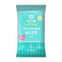 ราคา Viva Makeup Remover Wipe 20 Sheets ทิชชู่เปียกเช็ดเครื่องสำอาง (24416681466)