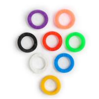 ราคา DINAH 8pcs อินเทรนด์ อ่อนนุ่ม กลม 24mm4mm บ้าน พวงกุญแจ คีย์ครอบคลุม ซิลิโคน ฝาครอบกุญแจ (23997296110)