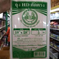 ราคา KCC ถุงปูเขียว HD ใส ตัดตรง 5x8 6x9 7x11 8x12 9x14 10x15 12x18 14x22 16x24 18x28 20x30 น้ำหนัก 500 g ตราปู บรรจุได้ทั้ง ร้อน และ เย็น (17180273237)
