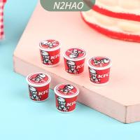 ราคา N2HAO 5ชิ้น เซ็ต1 12ตุ๊กตาอาหารขนาดเล็ก fastfood MINI KFC Family Bucket modle Toy (23858747219)