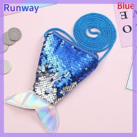 ราคา RunwayRendezvous กระเป๋าใส่เหรียญปักเลื่อมหางนางเงือกกระเป๋าสำหรับเด็กผู้หญิงกระเป๋าใส่เงินกระเป๋าใส่เงินของขวัญสำหรับเด็ก (24255120646)