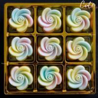 ราคา พิมพ์ขนมขั้น พิมพ์วุ้น ลายกุหลาบวน ลีลาวดีช่อ มะลิ ใบไม้หยัก ขนาด 5 cm ผิวด้านในเป็นมัน ทำให้ชนมไม่ติดพิมพ์แกะออกง่าย (24538027703)