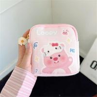 ราคา Aqrau น่ารักจัง กระเป๋าอเนกประสงค์ 2 ชั้นกระเป๋าสตางค์ไม่มีกระเป๋าสตางค์มีเหรียญสำหรับจัดเก็บสายไฟลายการ์ตูน (24405622138)
