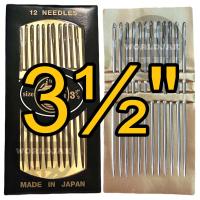 ราคา ราคา 1 แผง ซื้อ 10 แผงแถม 1 แผง TW เข็มก้นทอง เข็มทอง เข็มเย็บผ้า เข็มสอยเล่มใหญ่ เข็มเย็บหวด ปลายแหลมยาว คุณภาพดี มีหลายขนาด 2 3 4 3 1 2 4 4 1 2 แผงละ 12 เล่ม สินค้าพร้อมส่ง (24250101179)