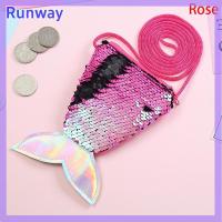 ราคา RunwayRendezvous กระเป๋าใส่เหรียญปักเลื่อมหางนางเงือกกระเป๋าสำหรับเด็กผู้หญิงกระเป๋าใส่เงินกระเป๋าใส่เงินของขวัญสำหรับเด็ก (24255120648)