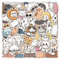 ราคา 60ชิ้นการ์ตูนน่ารักแมวสัตว์คิตตี้สติ๊กเกอร์กราฟิตี้สำหรับหมวกกันน็อคทำรายงานด้วยมือจักรยานกล่องดินสอ Decals Lanlantickersworld (21307893481)
