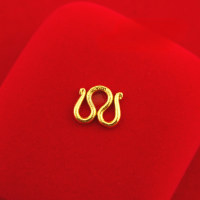 ราคา SSGOLD ตะขอ ตัวเอ็ม ขนาด 1 บาท ชุบทอง ตะขอสร้อยคอ ตะขอห้อยพระ ทองปลอม ทองเหมือนแท้ ไมครอน ไม่ลอก (8154266028)