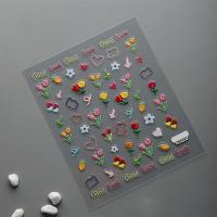 ราคา Opaleral สติ๊กเกอร์ติดเล็บ 3D ลายนูน สติ๊กเกอร์ติดเล็บ DIY สติ๊กเกอร์การ์ตูน (23658004162)