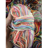 ราคา เชือกร่ม เชือกร่มถักกระเป๋า เชือกร่มดิ้น เชือกร่มคละสี ปลายเชือกร่ม นน 100g (24392077816)