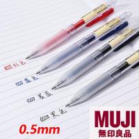 ราคา ปากกาหมึกเจล MUJI Knock Pressed MUJI ของญี่ปุ่น สีดำ น้ำเงิน แดง รีฟิลผลิตในประเทศญี่ปุ่น (21462243658)