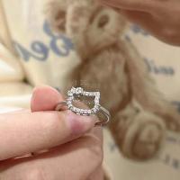 ราคา โมลส์ Hello สาวแหวนคิตตี้นิ่มลายการ์ตูน Cincin Anak Perempuan ของขวัญสำหรับแฟนสาวง่ายๆของแฟนๆ (24049987370)