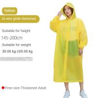 ราคา Aqrau COD EVA เสื้อกันฝนชุดกันฝนเสื้อกันฝน ผู้ใหญ่เสื้อกันฝนแบบหนาชุดกันฝน ขี่ มอเตอร์ไซค์มีแถบเรืองแสงเดินป่ากันฝนที่รัดแขนเสื้อกันฝนแบบใสเสื้อปอนโช พร้อมส่ง (24457781999)