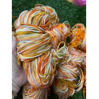 ราคา เชือกร่ม เชือกร่มถักกระเป๋า เชือกร่มดิ้น เชือกร่มคละสี ปลายเชือกร่ม นน 100g (24392077813)