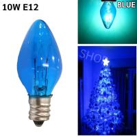 ราคา ยิ่งซื้อเยอะ ยิ่งลด Zeazon หลอด จำปา 10W 220V สีแดง ใส เหลือง น้ำเงิน เขียว เกลียวเล็ก E12 สำหรับประดับตกแต่ง ไฟคริสมาส ไฟศาลเจ้า ทรง C 7 (24090648491)