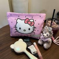 ราคา HelloBabyU กระเป๋าคลัตช์กระเป๋าเครื่องสำอางลายการ์ตูน Hello Kitty แบบพกพาสไตล์เรียบง่ายความจุมาก (23971073339)