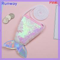 ราคา RunwayRendezvous กระเป๋าใส่เหรียญปักเลื่อมหางนางเงือกกระเป๋าสำหรับเด็กผู้หญิงกระเป๋าใส่เงินกระเป๋าใส่เงินของขวัญสำหรับเด็ก (24255120644)