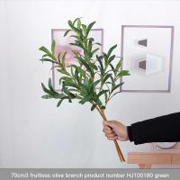 ราคา 70ซม ใบมะกอกประดิษฐ์ก้านต้นไม้ปลอมกิ่งยาวสำหรับตกแต่งบ้านแจกันการจัดดอกไม้ช่อดอกไม้งานแต่งงานสีเขียว (23411117966)