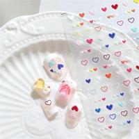 ราคา INS Wind Rabbit Strawberry Nail Art Stickers 5D relief three dimensional Nail Decoration sweet and cute cartoon fresh floral graffiti Stickers Decal (22522577623)