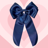 ราคา โบว์นักเรียน โบว์ติดผม 2 ชั้น ไซส์ใหญ่ จัมโบ้ ขนาด 6x9 นิ้ว กิ๊บหนีบติดง่าย ผ้ามันเงาสวย มี4สี (23825229409)