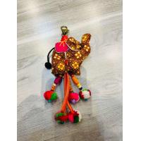 ราคา พวงกุญแจชาวเขาช้างปอมๆ ผ้าลายดิ้นทอง ผ้าขาวม้า ผ้าฝ้าย (24578401942)