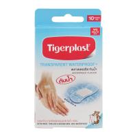 ราคา TIGERPLAST WS พลาสเตอร์ใส กันน้ำ 25x72MM 10แผ่น (23022381004)