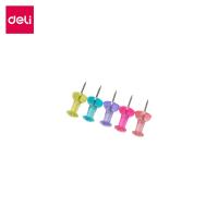 ราคา Deli หมุด หมุดติดบอร์ด หมุดปักบอร์ด เข็มหมุดหลากสี ขนาด 1 นิ้ว อุปกรณ์สำนักงาน เครื่องใช้สำนักงาน Push pin (24049275210)