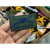 ราคา อาร์มทหารราบ อาร์มปักผ้า ทหารราบ อาร์มเหล่าราบ 6 5x4cm (22665686101)