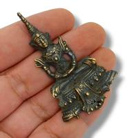 ราคา วัตถุมงคล พระแก้วมรกต ทรงเครื่องฤดูร้อน เนื้อโลหะทองเหลืองรมดำแบบเก่า บูชาเสริมโชคลาภสิริมงคล Y1 4 (22981146186)