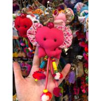 ราคา พวงกุญแจชาวเขาช้างปอมๆ ผ้าลายดิ้นทอง ผ้าขาวม้า ผ้าฝ้าย (16567914881)