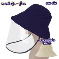 ราคา หมวกกันฝุ่น กันลม มีที่บังด้านหน้า หมวกบักเก็ตทูโทน ใส่ได้2ด้าน มีสายรัดใต้คาง สีแดง เหลือง กรม ครีม ดำ (24361938077)