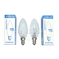ราคา หลอดไฟ หลอดไส้ ทรงจำปา ขั้ว E14 สามารถใช้งานกับตัวหรี่ไฟได้ ขนาด 25W และ 40W สีใส Clear และ สีขุ่น Frosted (23283813242)