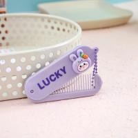 ราคา หวีพับได้ น่ารักลายการ์ตูน หวีแบบพกพา พับเก็บได้ สะดวก พร้อมส่ง (24268883243)