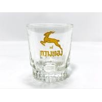ราคา แก้วช๊อตแม่โขง กวางทอง แก้วช๊อตวินเทจ shoot glass (9077109437)