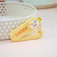 ราคา หวีพับได้ น่ารักลายการ์ตูน หวีแบบพกพา พับเก็บได้ สะดวก พร้อมส่ง (24268883245)