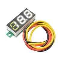 ราคา Diymore 0 28 นิ้ว 2 สายโวลต์มิเตอร์แบบดิจิตอล DC2 5v 30v สีแดงสีเขียวสีฟ้าสีขาวสีเหลือง LED โวลต์มิเตอร์รถยนต์โวลต์มิเตอร์แผงแรงดันไฟฟ้าเครื่องมือการตรวจสอบแบตเตอรี่ (23253416086)