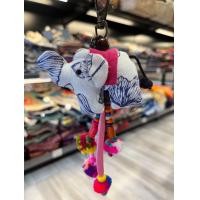 ราคา พวงกุญแจชาวเขาช้างปอมๆ ผ้าลายดิ้นทอง ผ้าขาวม้า ผ้าฝ้าย (23989510814)