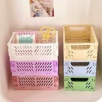 ราคา กล่องเก็บของพับได้ สีพาสเทล ขนาด 20x15x9 ซม (24335498358)