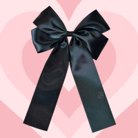 ราคา โบว์นักเรียน โบว์ติดผม 2 ชั้น ไซส์ใหญ่ จัมโบ้ ขนาด 6x9 นิ้ว กิ๊บหนีบติดง่าย ผ้ามันเงาสวย มี4สี (23977468460)