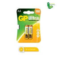 ราคา GP Ultra ALKALINE BATTERY รุ่น 15AU 2U2 AA 1 5V LR6 GPPCA15AU012 ถ่าน 1แพ็ค 2ก้อน แท้ศูนย์ (10509893109)