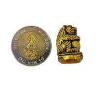 ราคา รูปหล่อพญาเสืออุ้มทรัพย์เศรษฐี หลวงปู่หมุน เนื้อทองเหลืองขนาดประมาณ 3 ซม บูชาเสริมอำนาจบารมี (21661356277)
