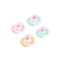 ราคา SHATTER 4Pcs ขนาดเล็กมากๆ จุกนมปลอมขนาดเล็ก โมเดลจุกนมปลอม พลาสติกทำจากพลาสติก ตุ๊กตาบีเจดีจุกนมหลอก คาวาอิ น่ารักน่ารักๆ อุปกรณ์เสริมจุกนมหลอก บ้านตุ๊กตา (23405993727)