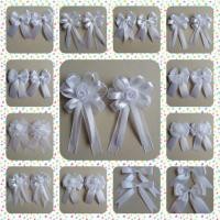 ราคา โบว์ติดผมนักเรียน โบว์สีขาว โบว์สีน้ำเงิน โบว์สีกรมท่า คู่ละ 20 30 บาท (10462698446)