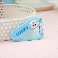 ราคา หวีพับได้ น่ารักลายการ์ตูน หวีแบบพกพา พับเก็บได้ สะดวก พร้อมส่ง (24268883244)