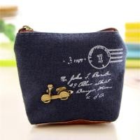 ราคา TataFairy Fashionable retro coin purse letter printed storage bag portable shell shaped small square bag (23812578315)