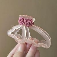 ราคา กิ๊บติดผมสง่างามสำหรับผู้หญิงเครื่องประดับผมที่หนีบผมปากปลาฉลามตกกุหลาบดอกไม้อะคริลิกฤดูร้อนกิ๊ฟติดผม (24550977243)